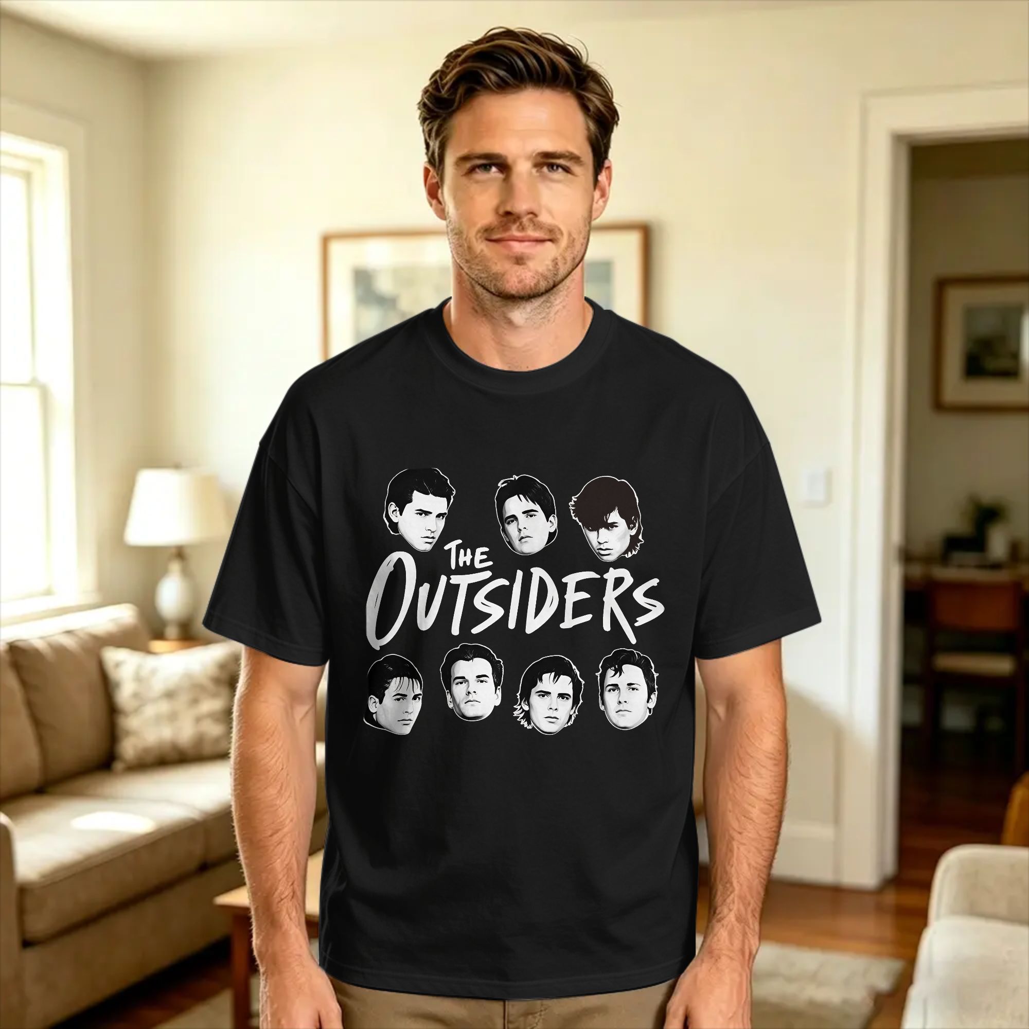 Summer Clothing Ideas Men - Herren-T-Shirt, Vintage-Film „The Outsiders“, klassische T-Shirts,