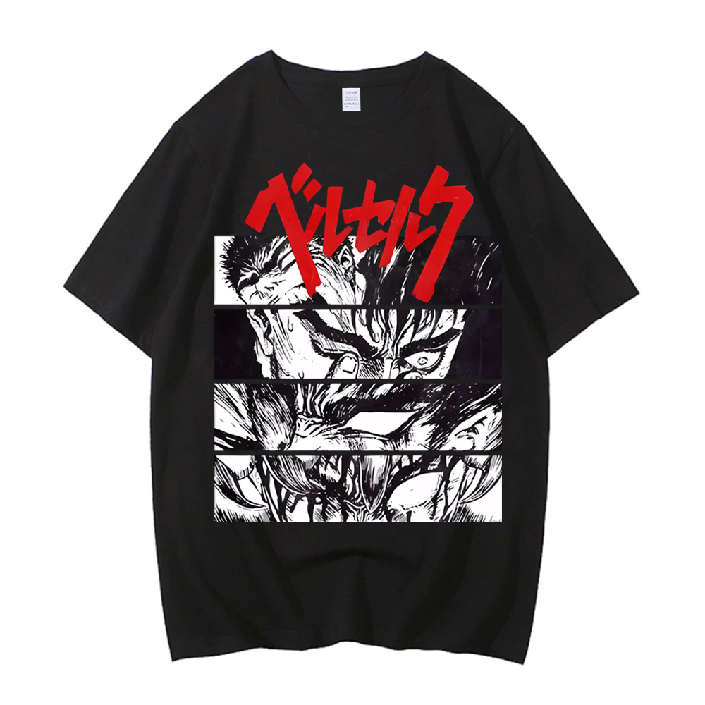 Summer Clothing Trends 2026 - 2026 Neues Heißes Sommer-Anime-Berserk-T-Shirt Sommer Herren