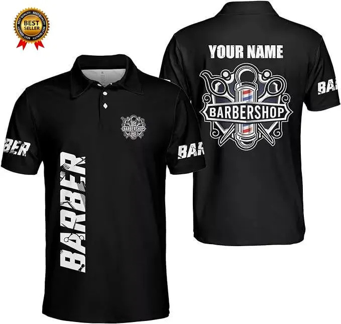 Summer Clothing Names - 2025 Barber Kurzarm Poloshirts für Männer