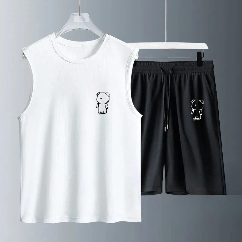 Summer Clothing Tops - Herren-Tanktop-Sets 2026 Sommer Schnelltrocknende Sportbekleidung Atmungsaktive