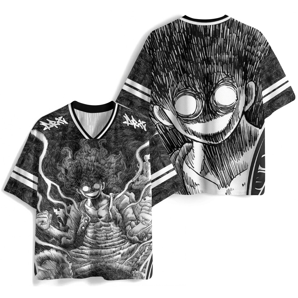 Summer Clothing In Japan - Japanisches Anime One Piece Luffy 3D-Trikot