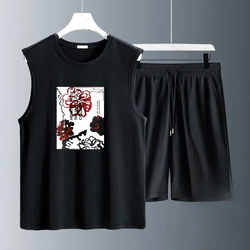 Summer Clothing Tops - Herren-Tanktop-Sets 2026 Sommer Schnelltrocknendes Bekleidungsset 2-teiliges