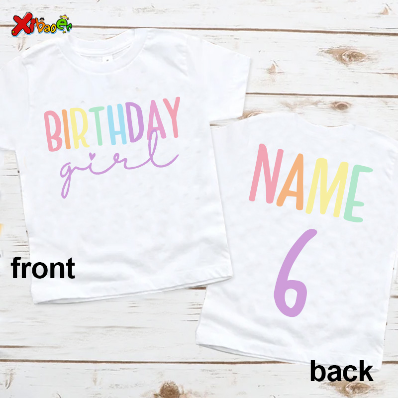 Summer Clothing Names - Geburtstags kind T-Shirt Party Outfits für