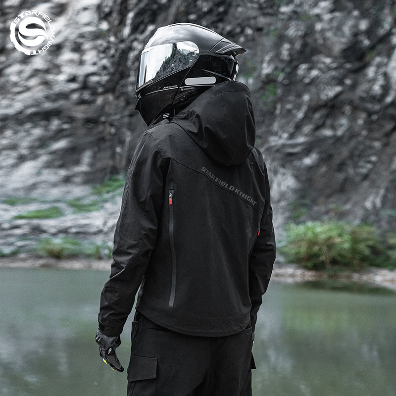 SFK Schwarze Motorradjacke Was – Summer Knights Clothing Bewertung und Preis