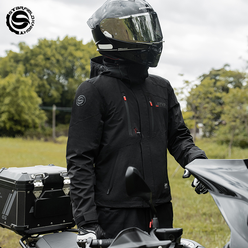 SFK Schwarze Motorradjacke Was – Summer Knights Clothing Bewertung und Preis