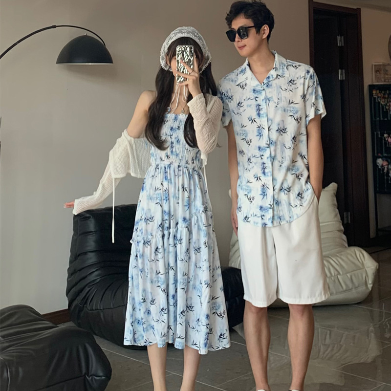 Resort-Paar-Look Eltern-Kind-S – Summer Clothing Resort Bewertung und Preis