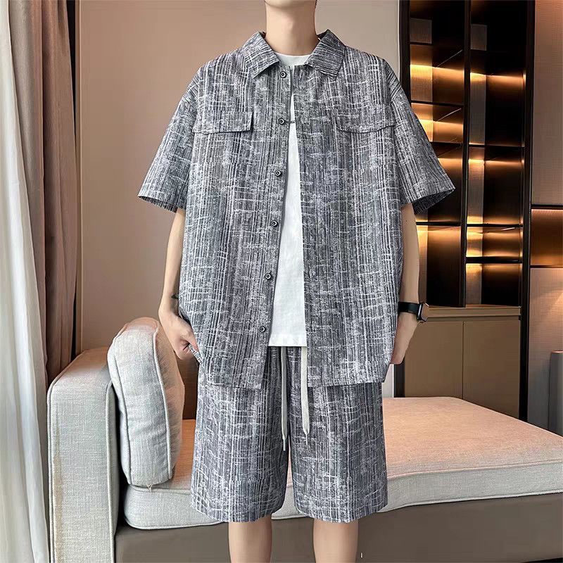 Herren-Set: Kurzarmhemd + 5-Pu – Summer Clothing Sets Men Bewertung und Preis