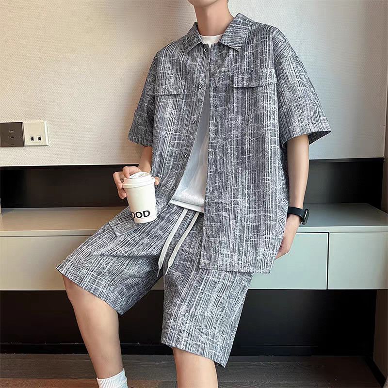Herren-Set: Kurzarmhemd + 5-Pu – Summer Clothing Sets Men Bewertung und Preis