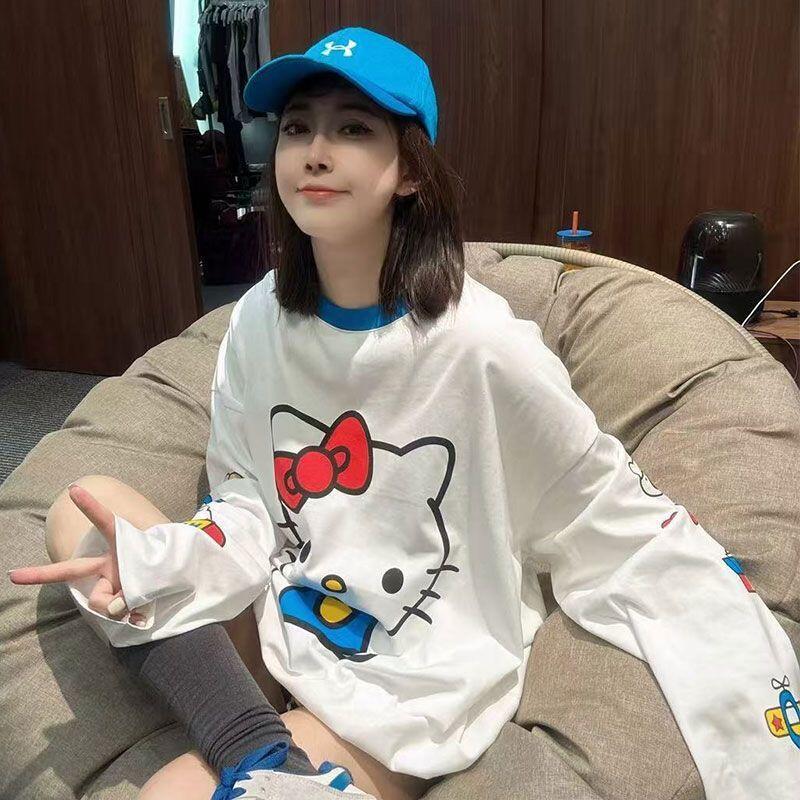 Langärmliges Hello Kitty Somme – Summer Clothing Tops Bewertung und Preis