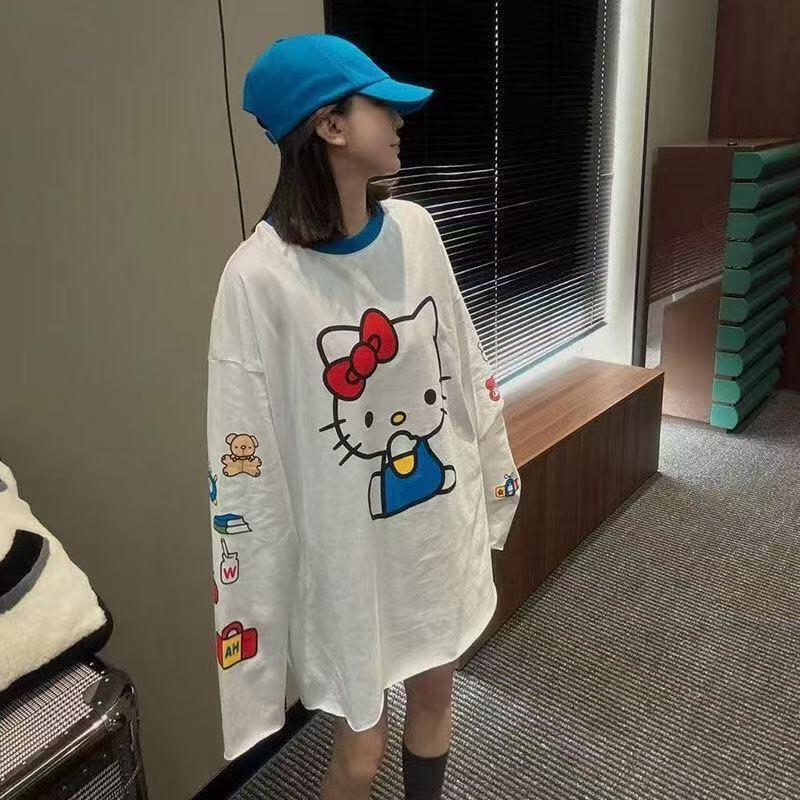 Langärmliges Hello Kitty Somme – Summer Clothing Tops Bewertung und Preis