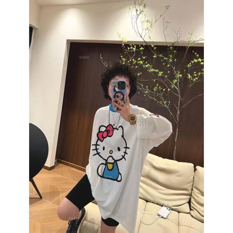 Langärmliges Hello Kitty Somme – Summer Clothing Tops Bewertung und Preis