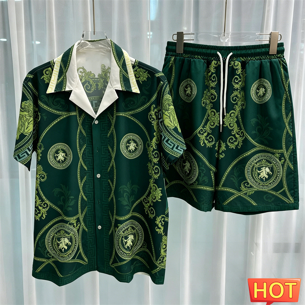 Gestreiftes Kronenmuster Luxus – Summer Clothing Sets Men Bewertung und Preis