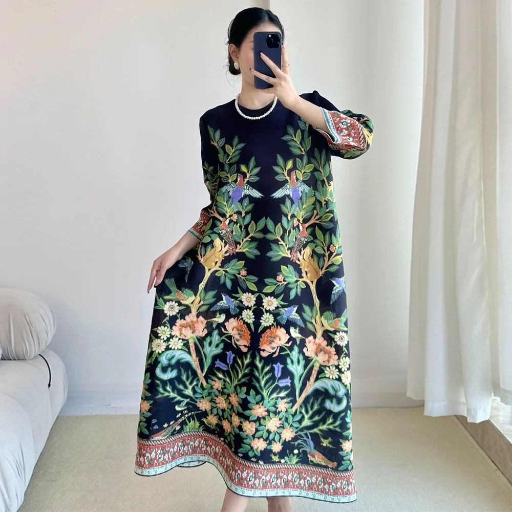 Miyake Vintage Print Kleid Sie – Summer Clothing Essentials Women Bewertung und Preis