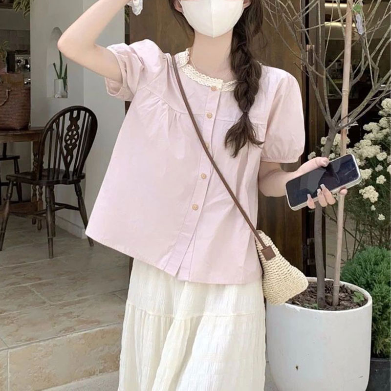 Modische Spitze Gespleißt Shir – Summer Clothing In French Bewertung und Preis